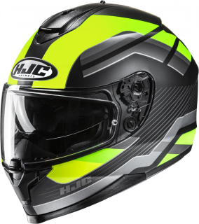 HJC integrální přilba C70N Belis černá/zelená/fluo