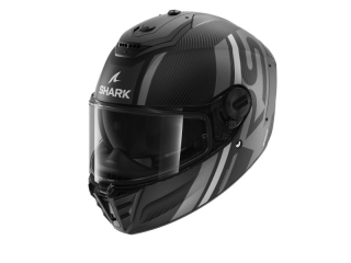 SHARK integrální přilba SPARTAN RS CARBON SHAWN MAT barva černá/šedá
