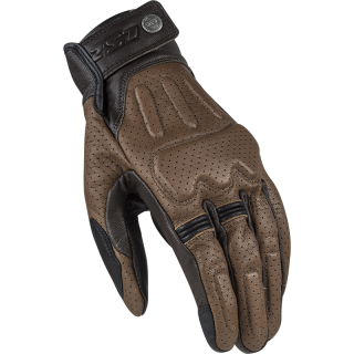 LS2 Pánské kožené moto rukavice RUST BROWN LEATHER