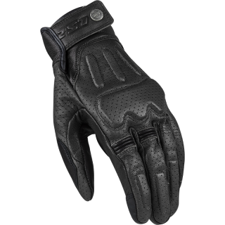 LS2 Pánské kožené moto rukavice RUST BLACK LEATHER