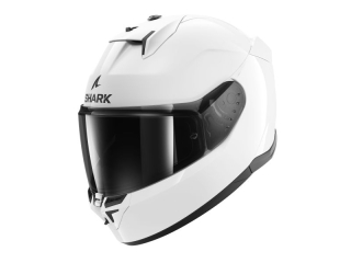 SHARK Integrální moto přilba D-SKWAL 3 BLANK barva bílá/lesklá
