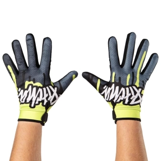 PITCHA moto rukavice DRIPP fluo black