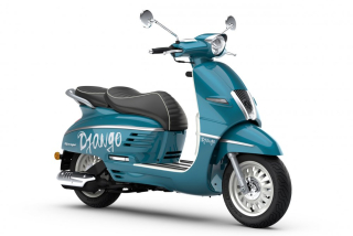 Peugeot DJANGO 125i Hot Color - Paradise Blue + VOUCHER NA 5000 KČ