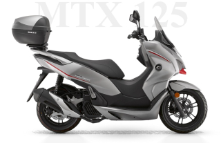 QJMOTOR MTX 125 šedo-červená