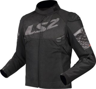 LS2 APEX Dámská moto bunda BLACK DARK GREY
