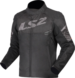 LS2 APEX Pánská moto bunda BLACK DARK GREY