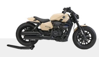 Benelli Leoncino 400 Bobber desert tan