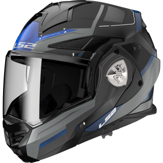 LS2 překlopná FF901 ADVANT X SPECTRUM BLACK TITAN.BLUE