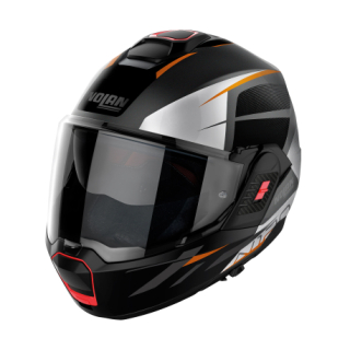NOLAN Přoklopná moto přilba N120-1 Nightlife N-com Flat Lava Grey 26