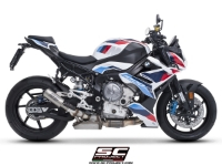 SC-PROJECT Titanový výfuk CR-T s mřížkou proti kamenům - BMW M1000 R 2025