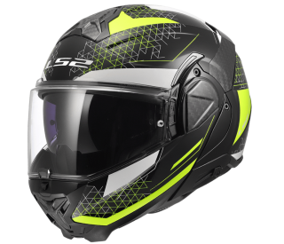 LS2 Překlopná moto přilba FF910 ADVANT II ASTRAL H-V YELLOW