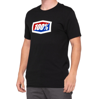 100% tričko OFFICIAL USA černé