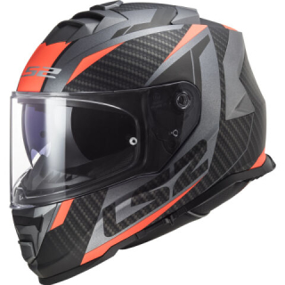 LS2 Integrální moto FF800 STORM II RACER M.TITANIUM ORANGE