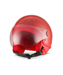 Přilba otevřená Jethelm Vespa RED