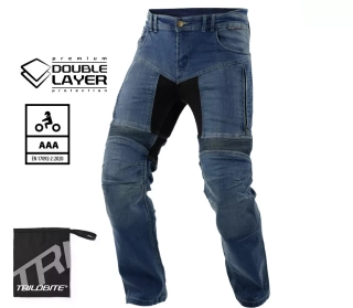 TRILOBITE pánské kalhoty PARADO DOUBLELAYER AAA SLIM FIT modré