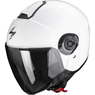 SCORPOIN Otevřená moto přilba EXO-CITY II solid bílá