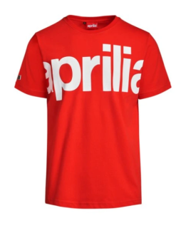 APRILIA Pánské tričko Big Logo červené