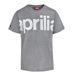 APRILIA Pánské tričko Big Logo šedé