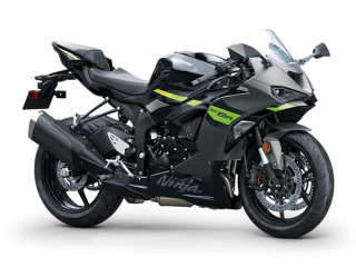KAWASAKI NINJA ZX-6R MY26 Metallic Matte Graphenesteel Gray / Metallic Spark Black / Lime Green (GY2)