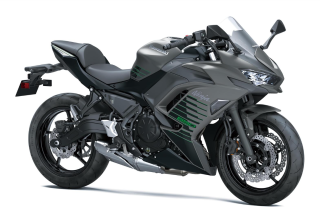 KAWASAKI Ninja 650 MY26  Metallic Matte Graphenesteel Gray / Metallic Flat Spark Black 