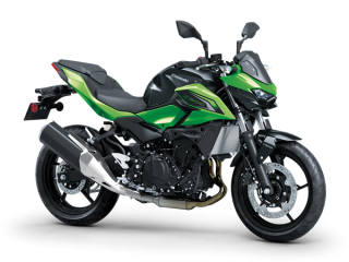 KAWASAKI Z500 MY26   Candy Lime Green / Metallic Carbon Gray (GN1)
