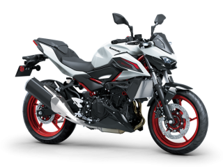 KAWASAKI Z500 SE MY26 Pearl Blizzard White / Ebony (WT1)