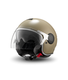 Otevřená moto helma VESPA Jethelmet Argentario Beige Q01 béžová