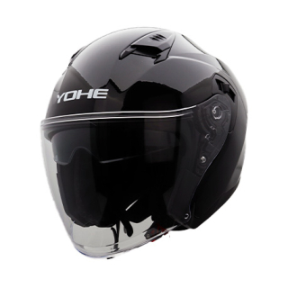 YOHE Otevřená moto přilba 885 černá 