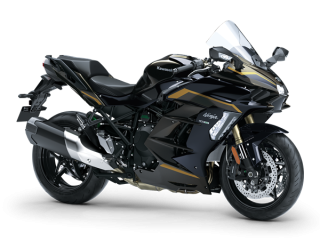 KAWASAKI NINJA H2 SX MY26  Metallic Brilliant Golden Black / Metallic Diablo Black