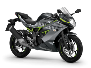 KAWASAKI Ninja 125 MY26 Metallic Graphite Gray / Metallic Spark Black