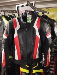 Bunda RST BLADE dámská černá červená bílá