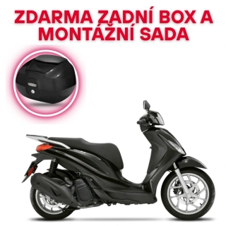 Piaggio Medley 125 ABS E5+ NERO ABISSO + ZDARMA KUFR!