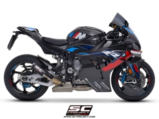 SC-PROJECT Výfuk z uhlíkových vláken CR-T s mřížkou proti kamenům BMW M 1000 RR (25) E5+