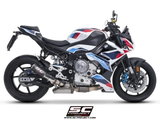 SC-PROJECT Výfuk z uhlíkových vláken CR-T s mřížkou proti kamenům BMW M 1000 R (25) E5+