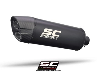 SC-PROJECT Titanový výfuk Adventure, matně černý HD Pan America (20-25) E5