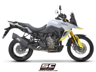 SC-PROJECT Titanový výfuk Adventure, matně černý, Suzuki V-STROM 800DE / 800SE (23-25) E5