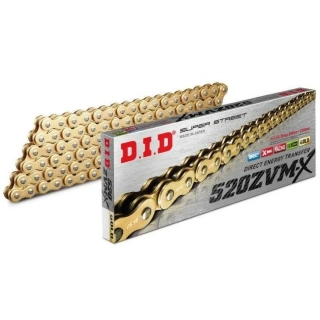 800MT/MT‑X/NK Řetěz D.I.D 520 ZVM‑X zlatý