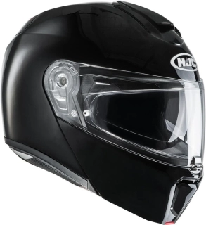 HJC výklopná přilba RPHA 90 METAL BLACK- black lesklá