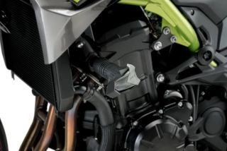Pádové protektory rámu PUIG R19 šedé - Kawasaki Z900 17-24