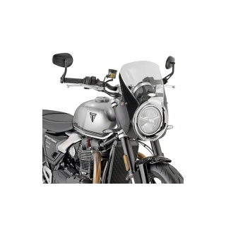 Plexi čiré s kapotkou pro Royal Enfield Bear 650 (25)