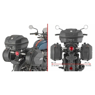 Trubkový nosič bočních kufrů PL ONE-FIT pro Royal Enfield Bear 650 (25)