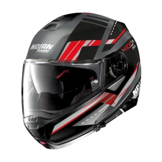 NOLAN Výklopná moto přilba N100-5 Plus IlluviumN-Com Flat Lava Grey 60
