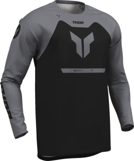 Dětský moto dres THOR Youth Ridemode Menace Jersey černá/šedá