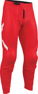 Dětské moto kalhoty THOR Youth Ridemode Menace Pants červená
