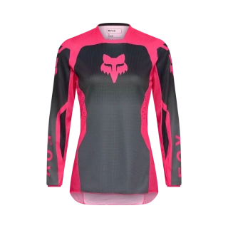 Dámský moto dres FOX Womens 180 Shield Jersey černá/růžová