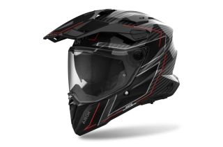 AIROH Enduro moto přilba COMMANDER 2 Carbon Stylish lesklá