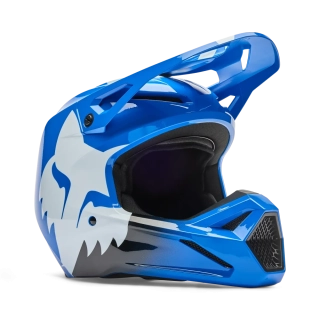 Pánská moto helma FOX V1 Shield modrá