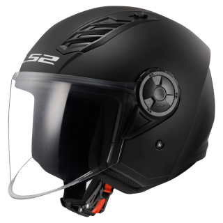LS2 otevřená přilba OF616 AIRFLOW II SOLID MATT BLACK-06