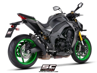 SC-PROJECT Kawasaki Z1100-SE 2026 Titanový výfuk S1, matně černý 