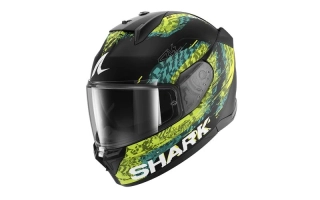 SHARK integrální přilba D-SKWAL 3 SPEED-VIB MAT černá modrá žlutá